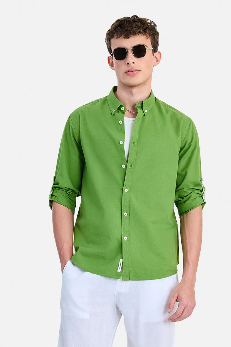 Contemporary Linen Regular Shirt