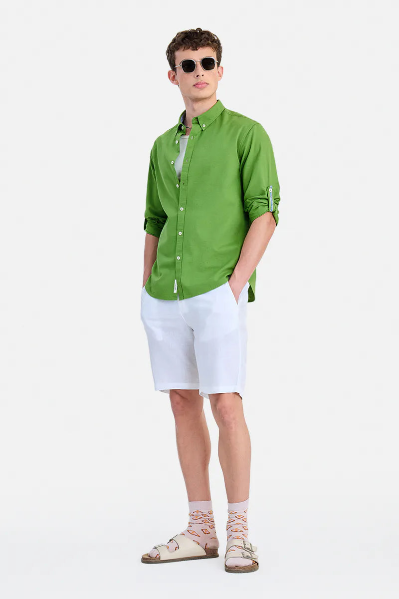 Contemporary Linen Regular Shirt