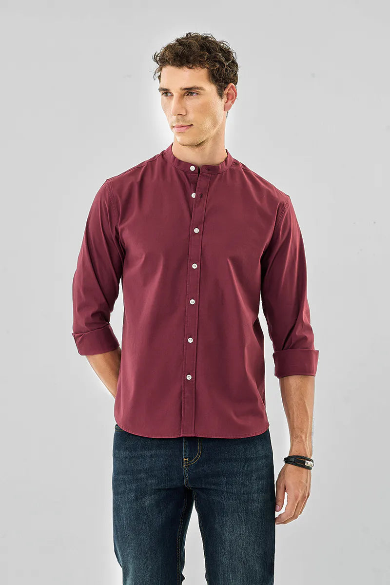 Refined Oxford Collar Shirt