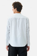 Sophisticated Mandarin Linen Blend Shirt