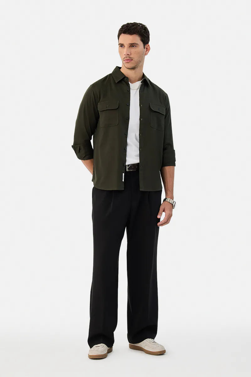 Linen Essential Double Pocket Shirt